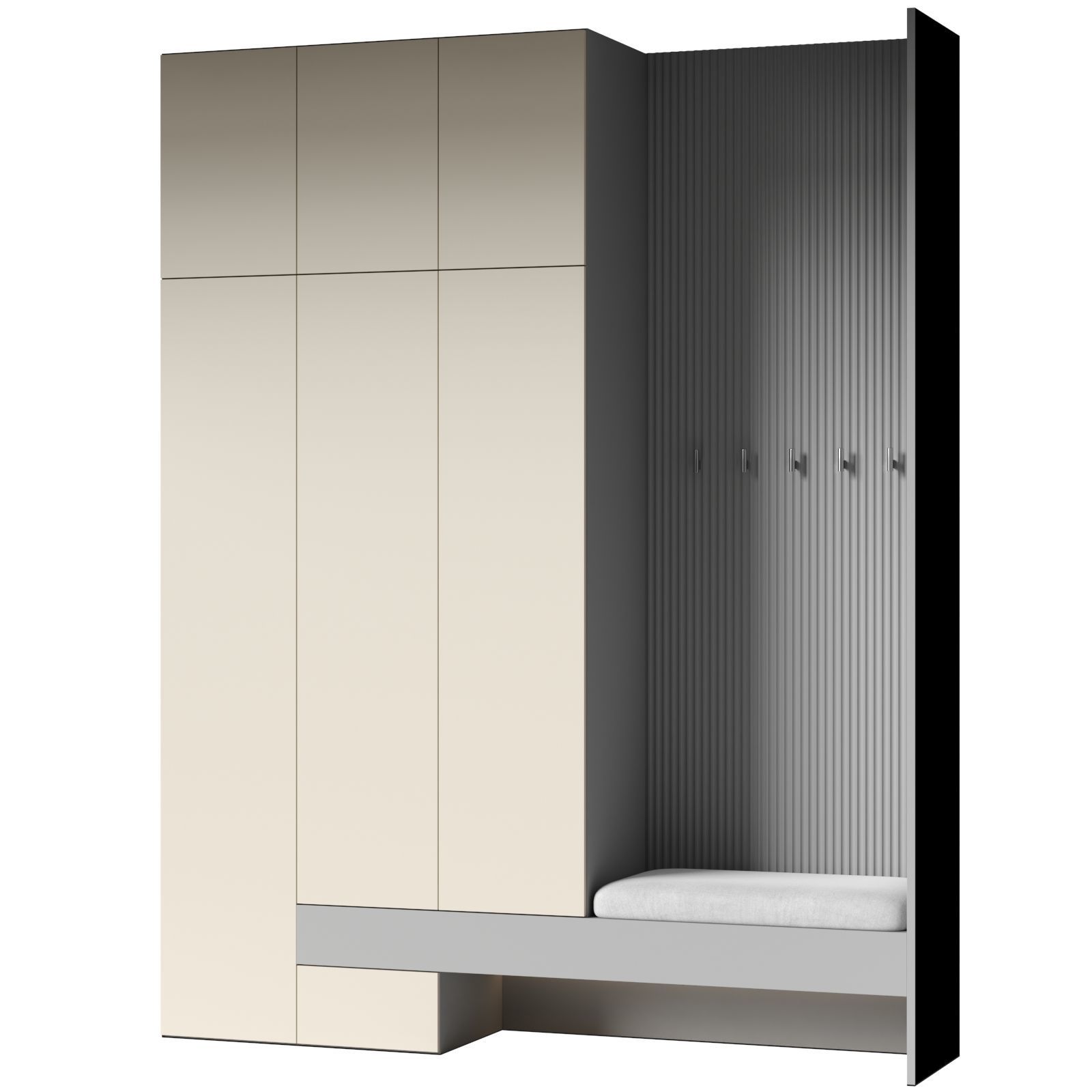 Hallway set 11 3D model_1