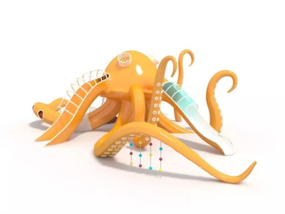 Octopus Amusement Park 3D model