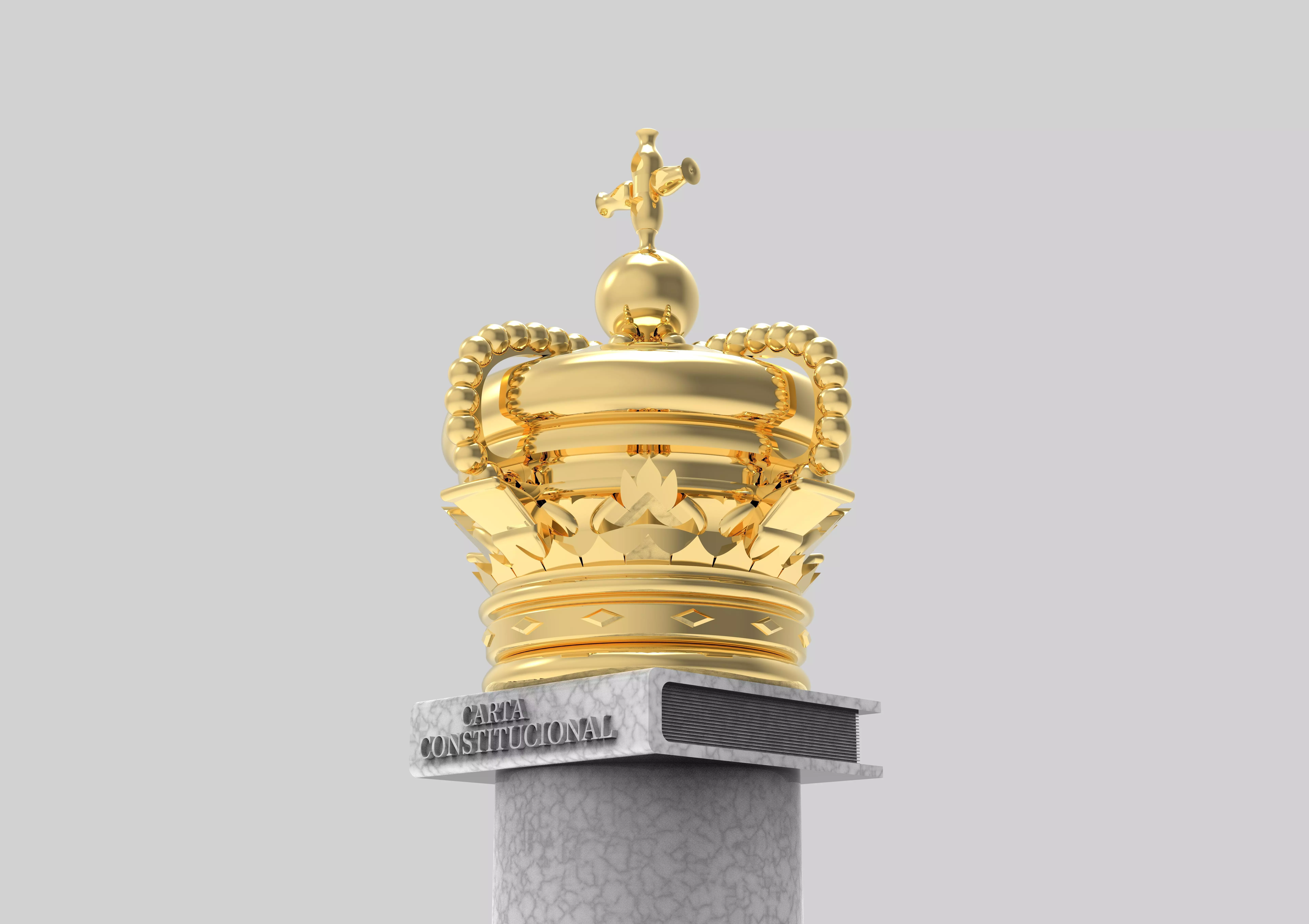 Crown on Pillar 3D print model