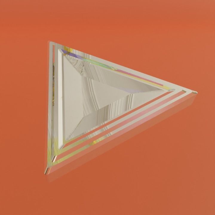 Youtube 10 Million Subscribers Award Youtube Diamond Play Button 3D model_4