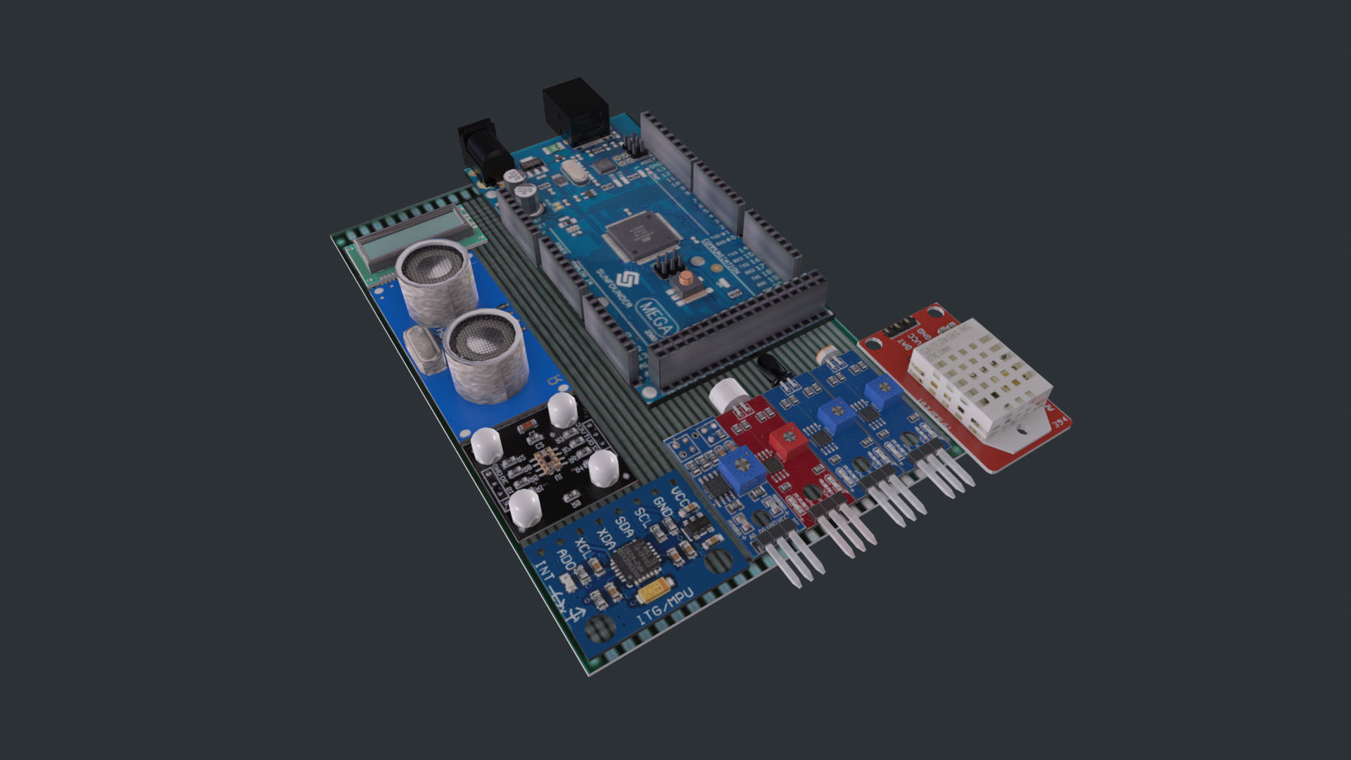 3D model Arduino Photoresistor PACK VR / AR / low-poly | CGTrader