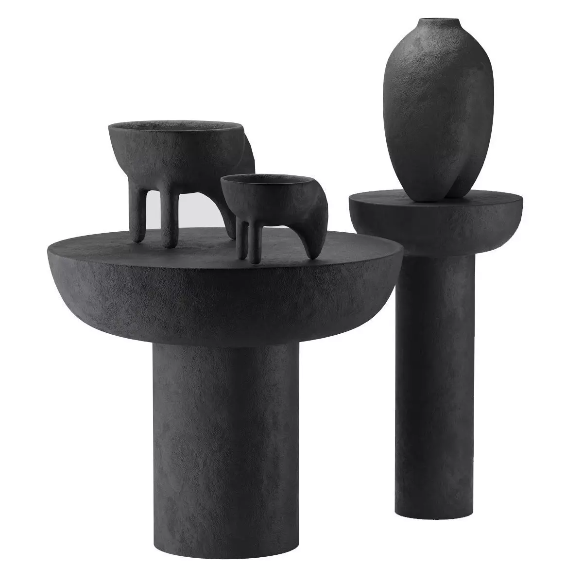 Decorative Wing Mini Coffee Set by 101 Copenhagen 3D model_0