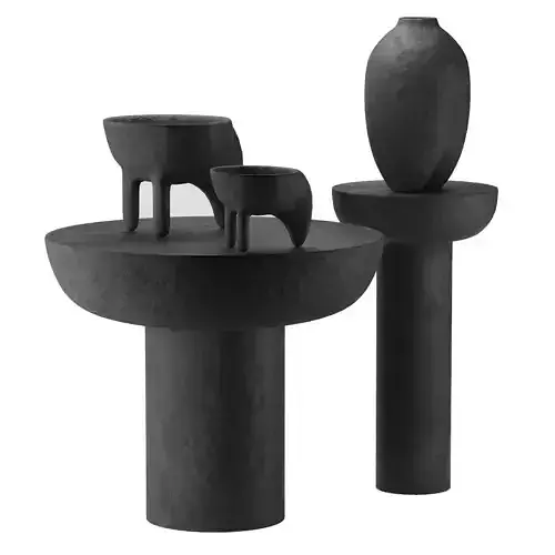 Decorative Wing Mini Coffee Set by 101 Copenhagen 3D model