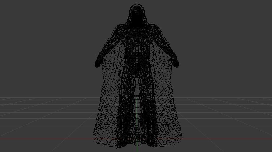 Darth Vader Suit Low-poly 3D model_19