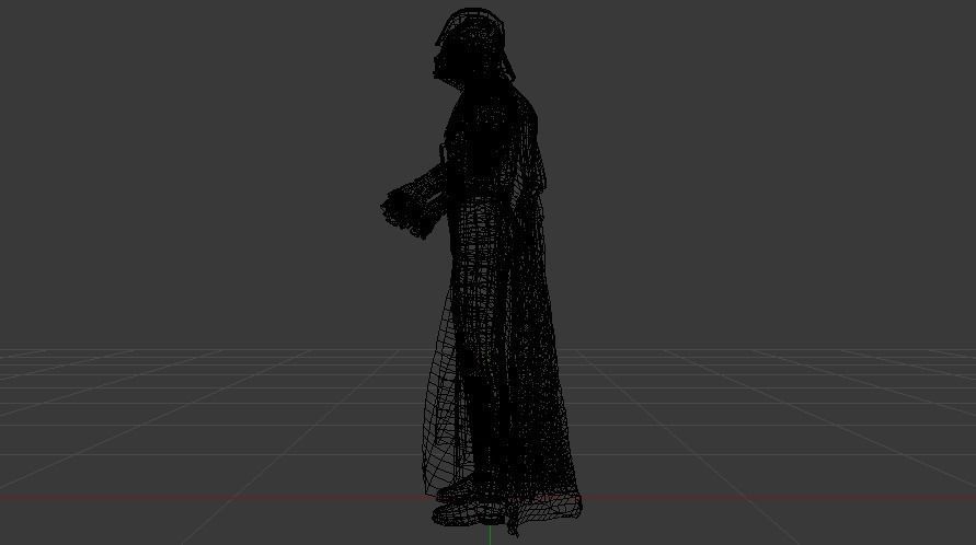 Darth Vader Suit Low-poly 3D model_18