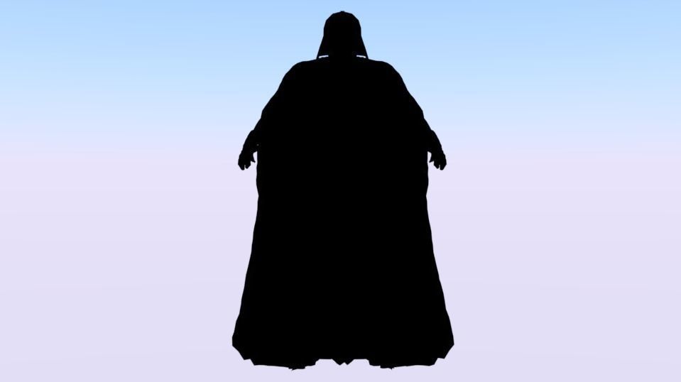 Darth Vader Suit Low-poly 3D model_3