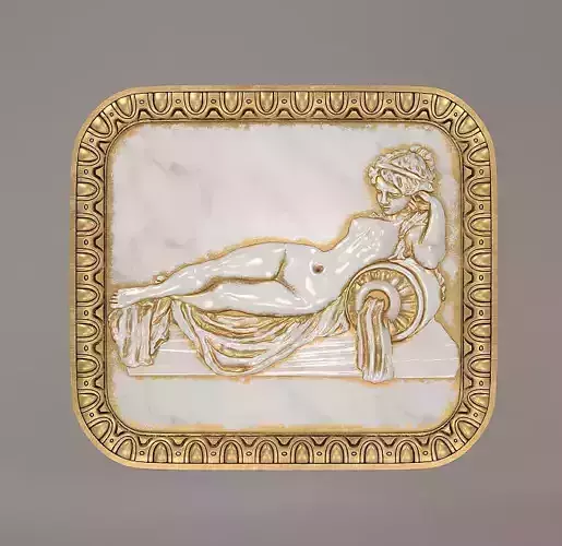 Bas-relief 3D Model for CNC