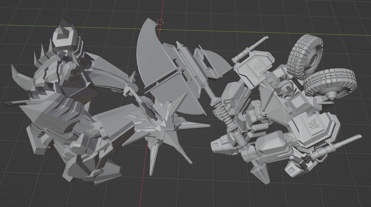 Optimus Prime Vs Megatron FOC 3 3D print model_2