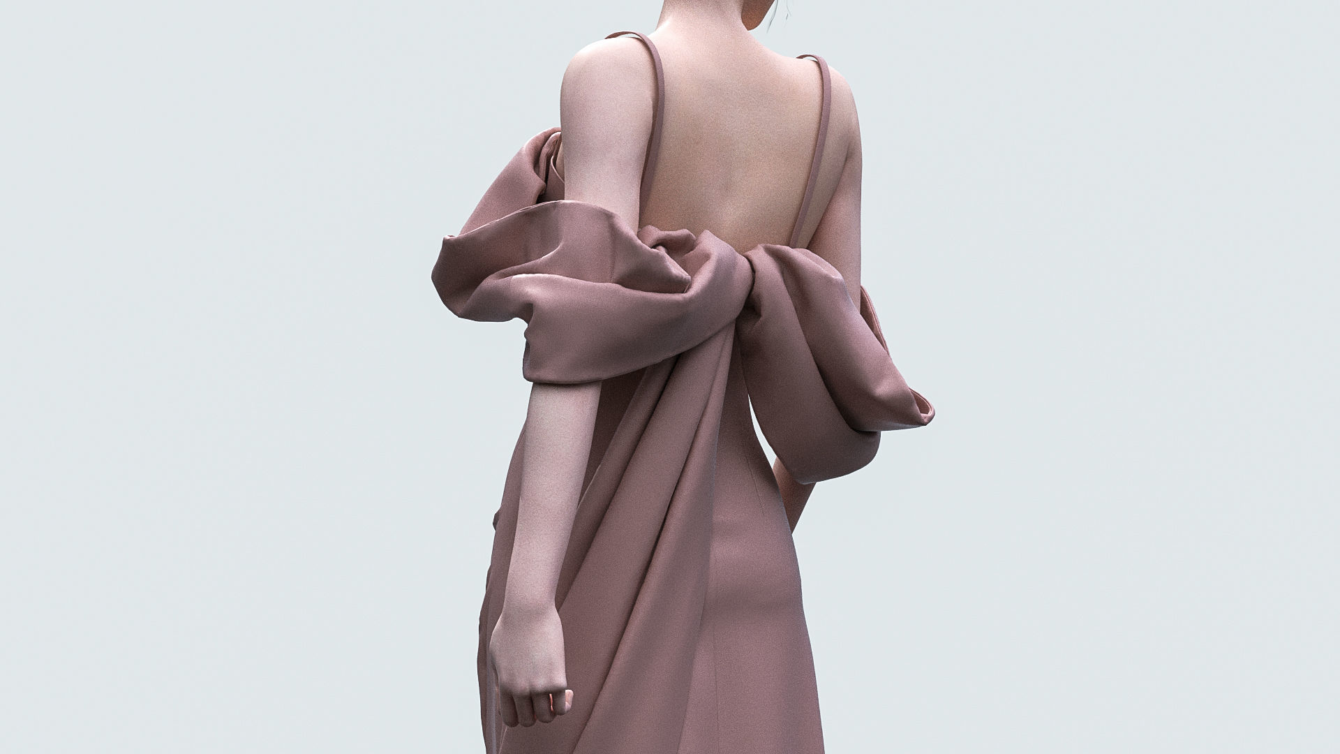 Female Dress 3D model_5