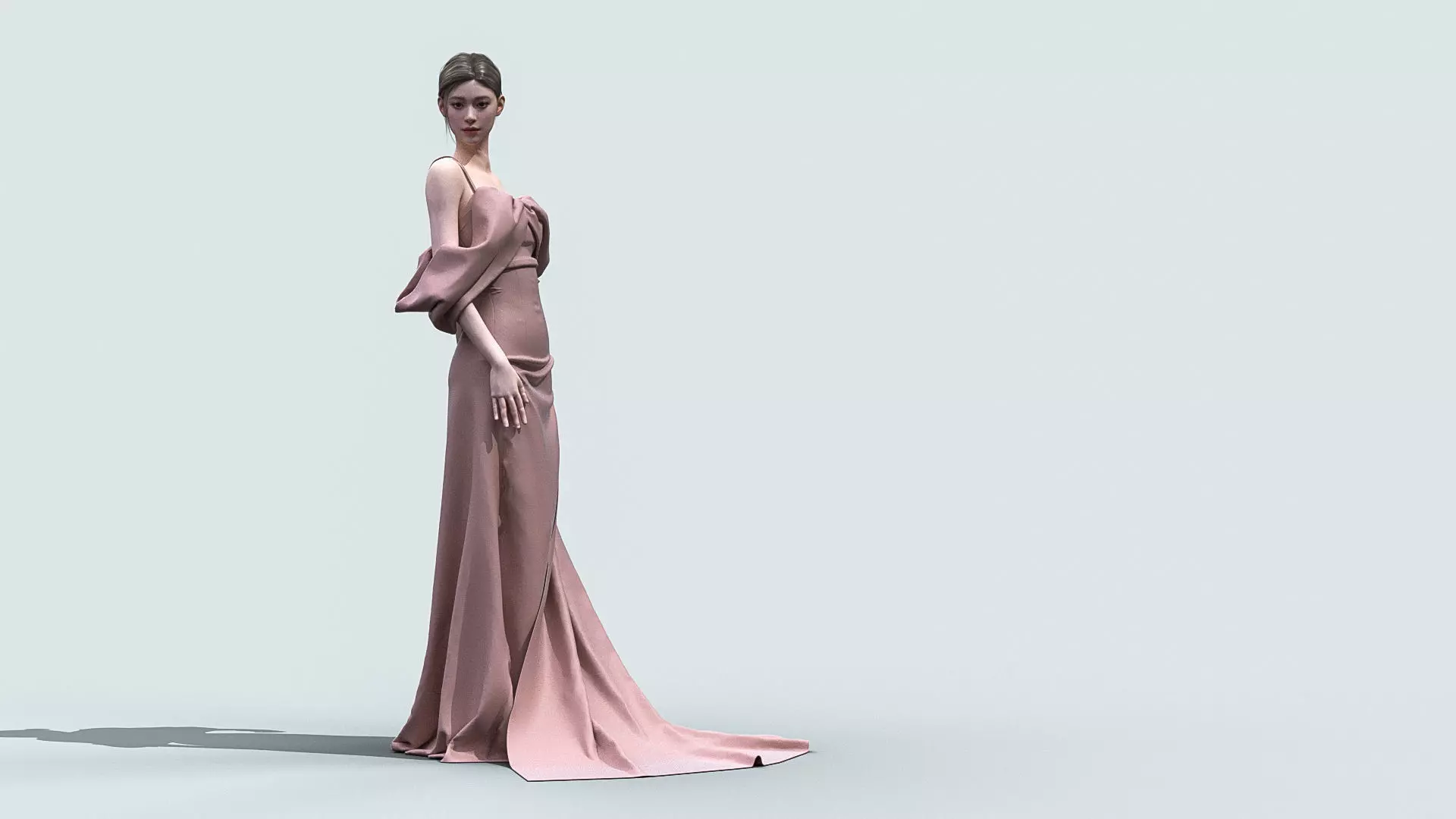 Female Dress 3D model_0