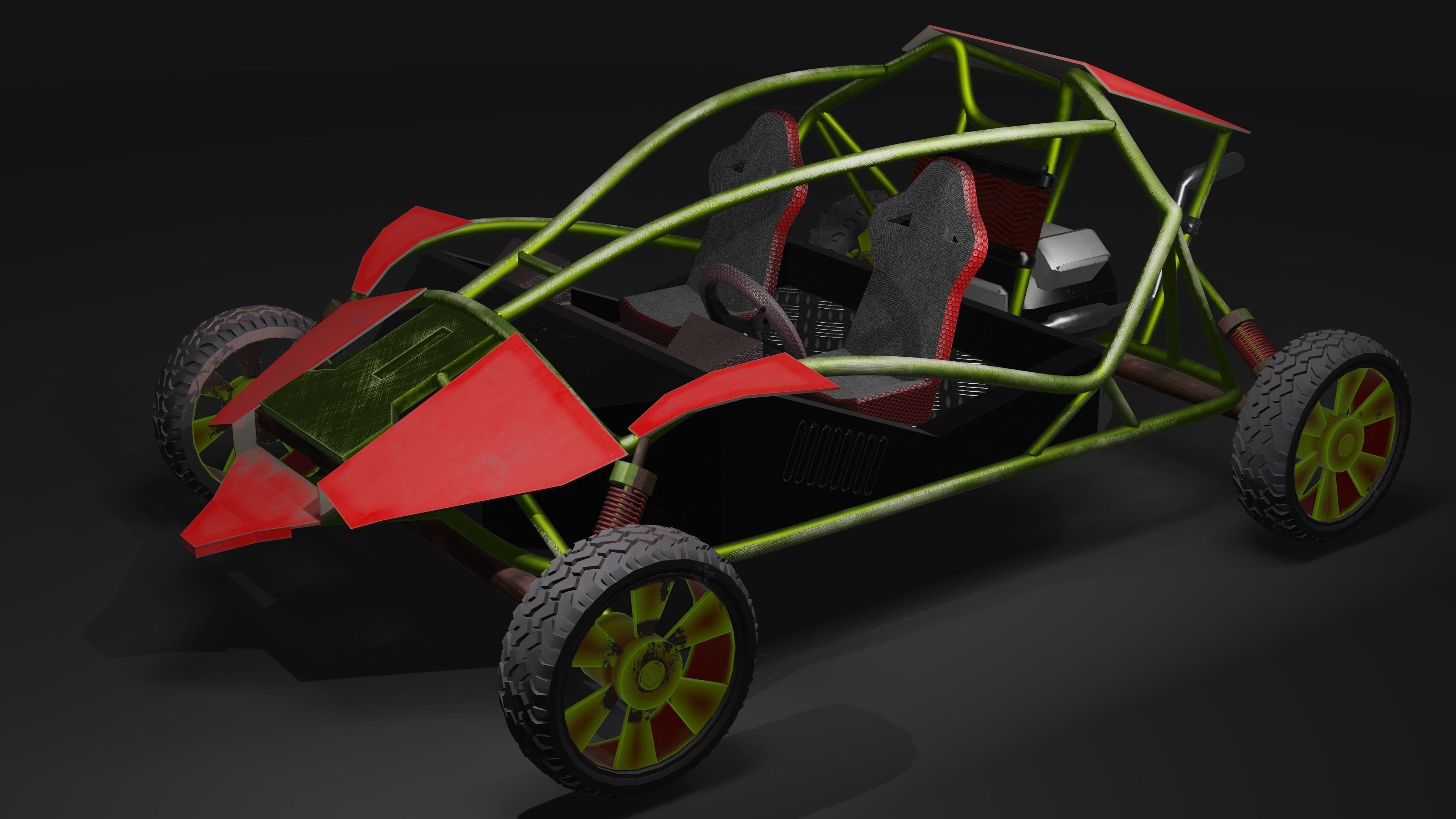 Buggy 3D model_8