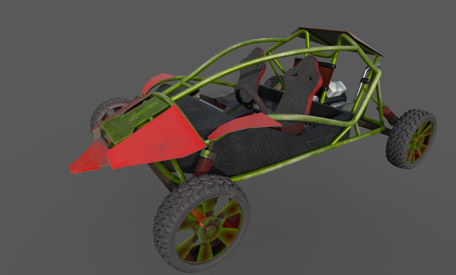 Buggy 3D model_10