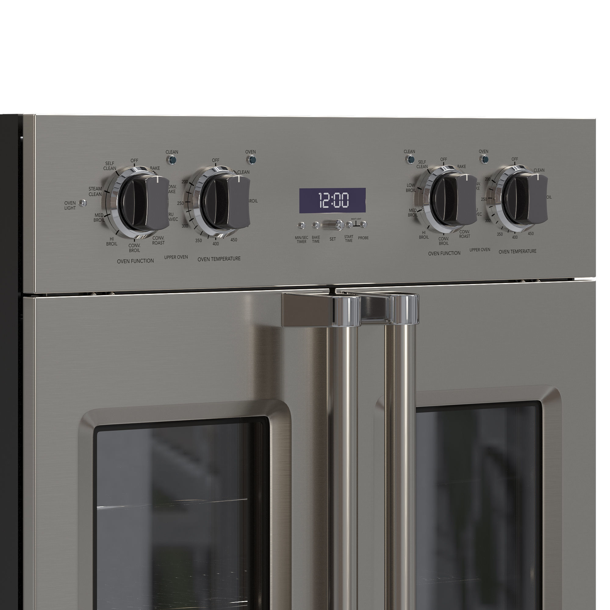 Viking Electric Double French-Door Oven 3D model_4