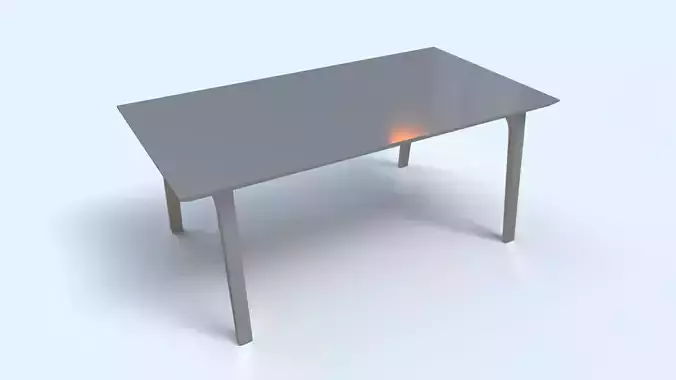 Metal Cafe rectangular Table