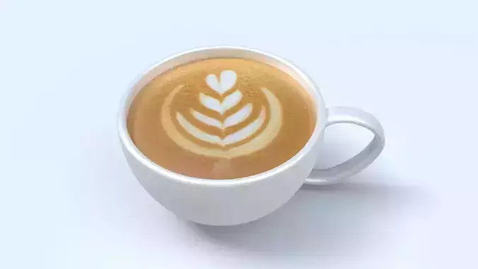 Costa Starbucks Coffee Cup Mug Low-poly 3D model
