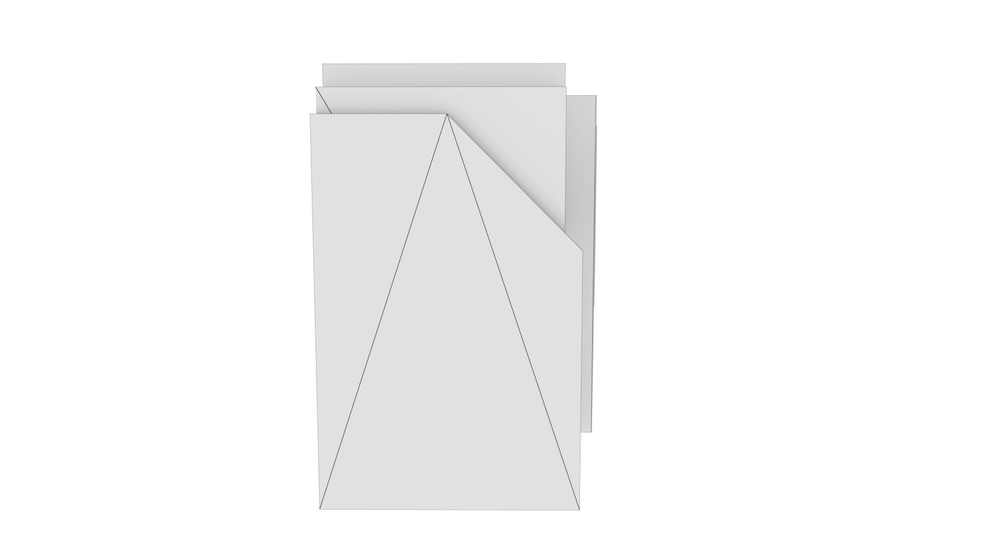 Low Poly Box File Folders Low-poly 3D model_9