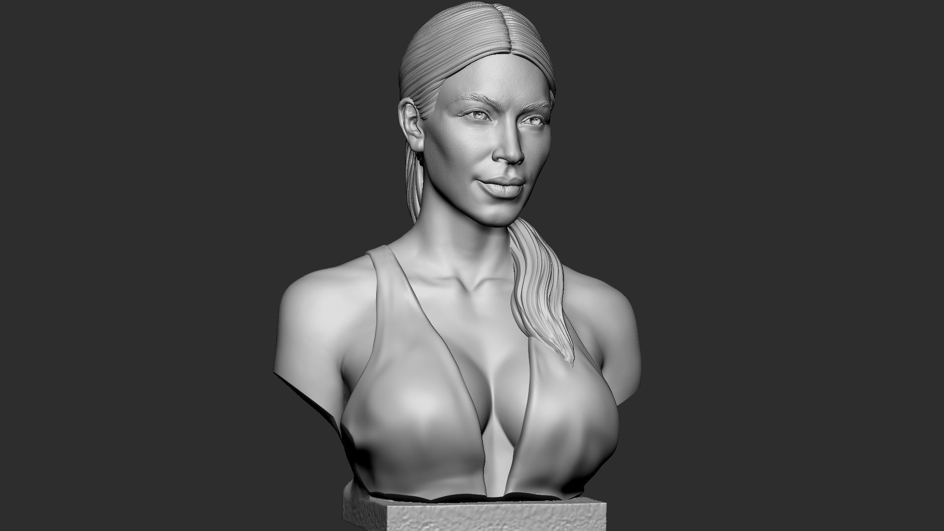 Kim Kardashian 3D print model_25