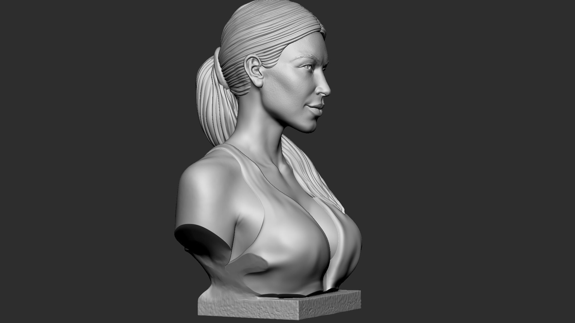 Kim Kardashian 3D print model_28
