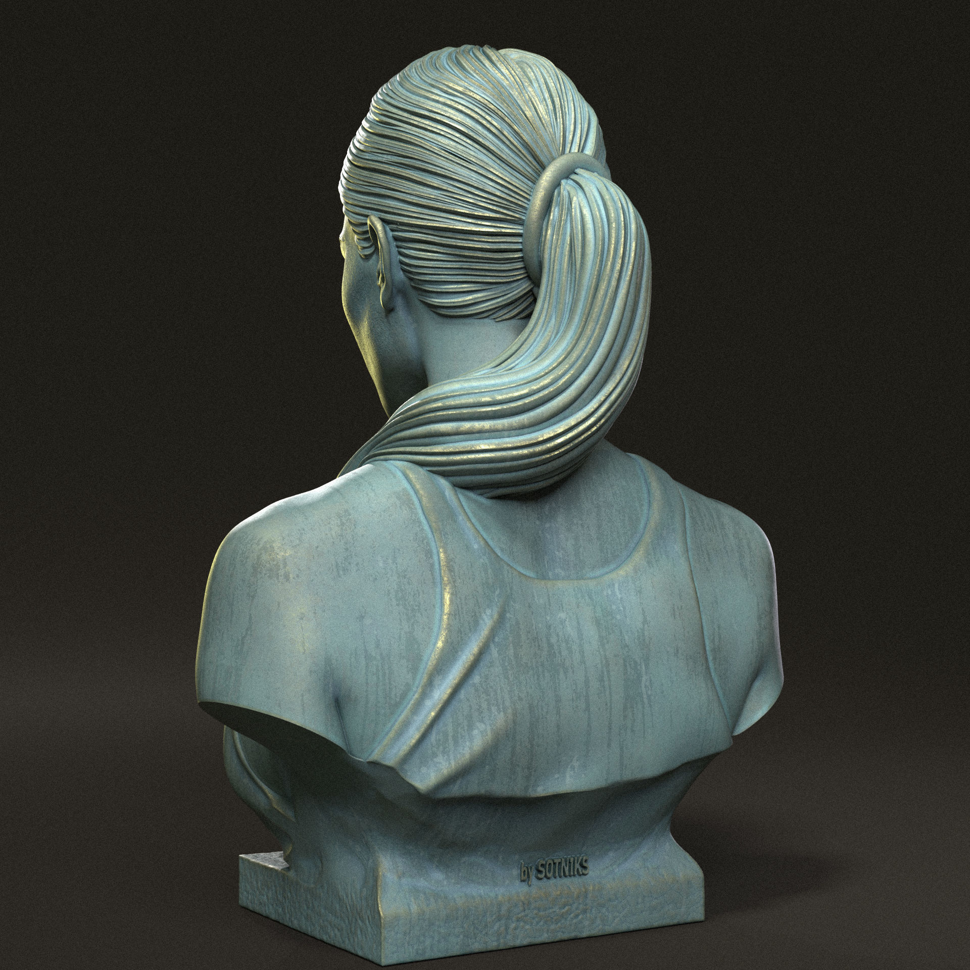 Kim Kardashian 3D print model_5