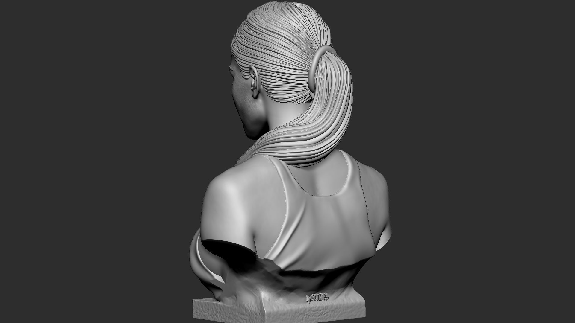 Kim Kardashian 3D print model_10