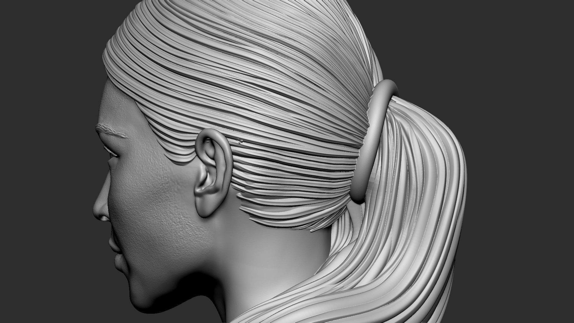 Kim Kardashian 3D print model_11