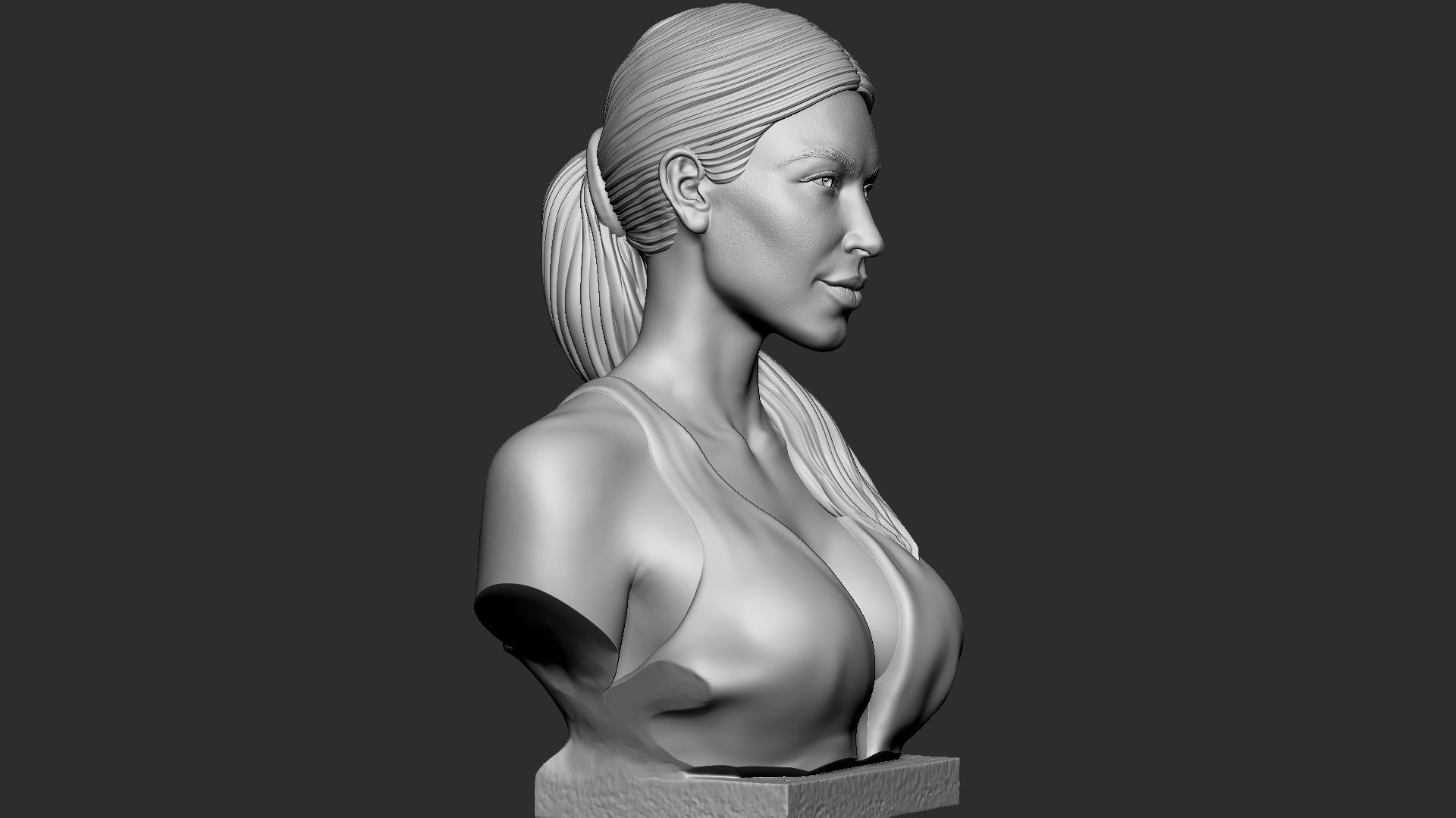 Kim Kardashian 3D print model_21
