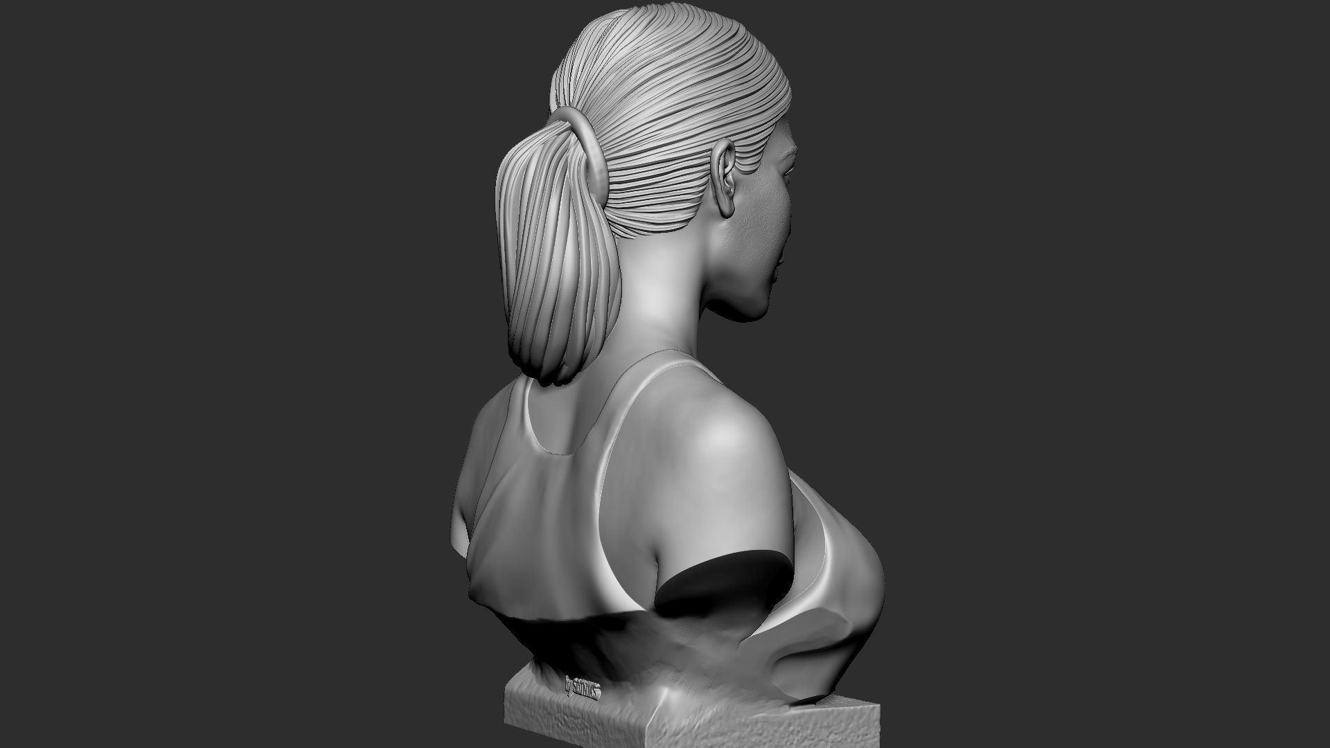 Kim Kardashian 3D print model_18