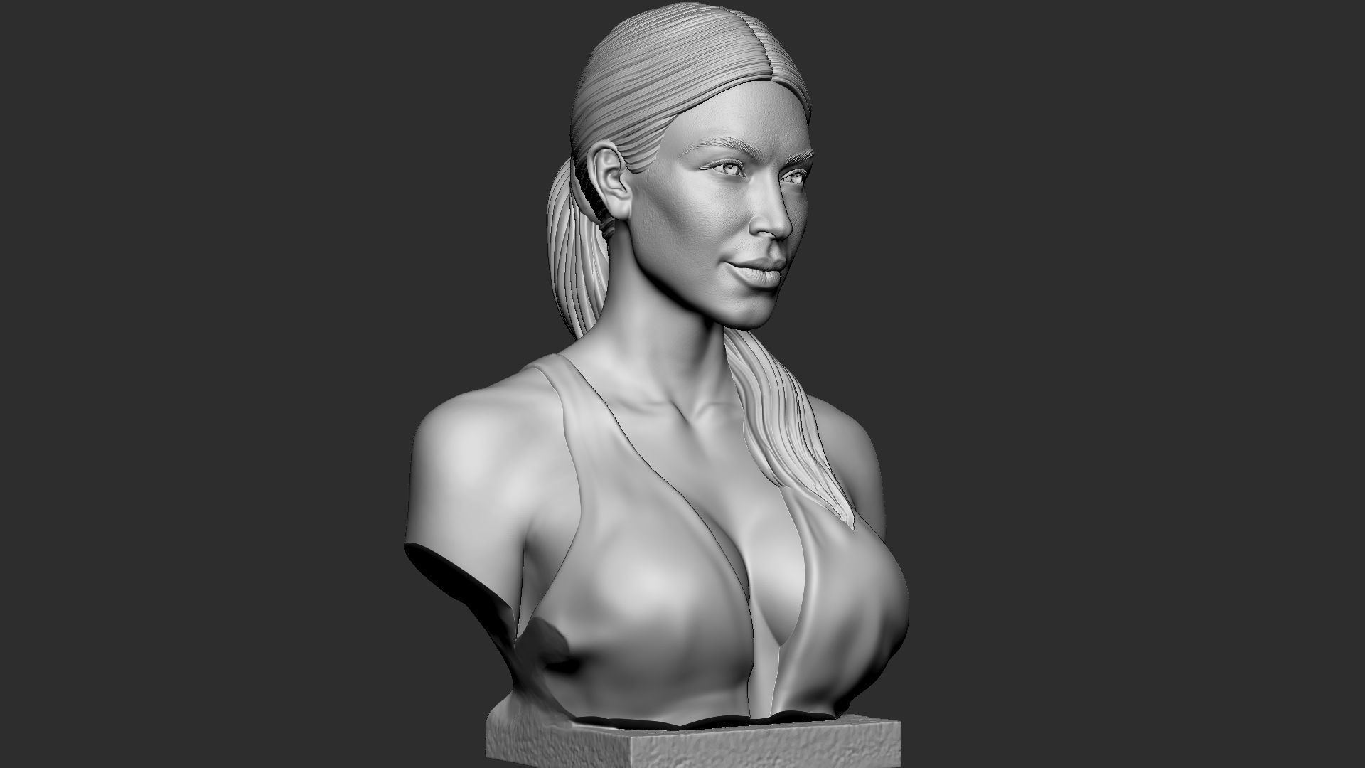 Kim Kardashian 3D print model_24