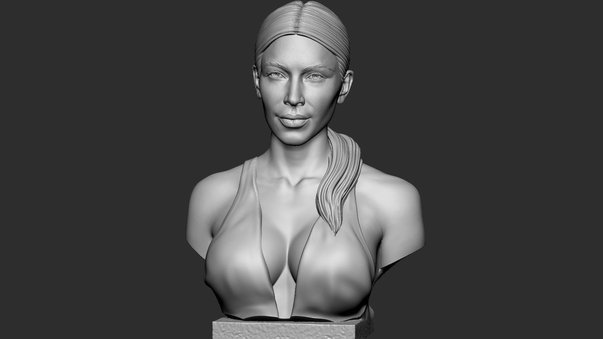 Kim Kardashian 3D print model_22