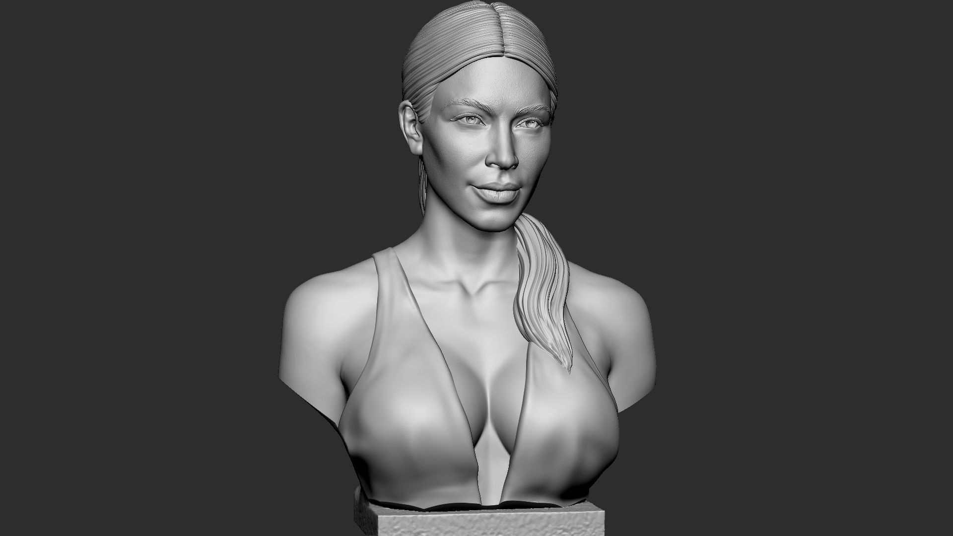 Kim Kardashian 3D print model_26