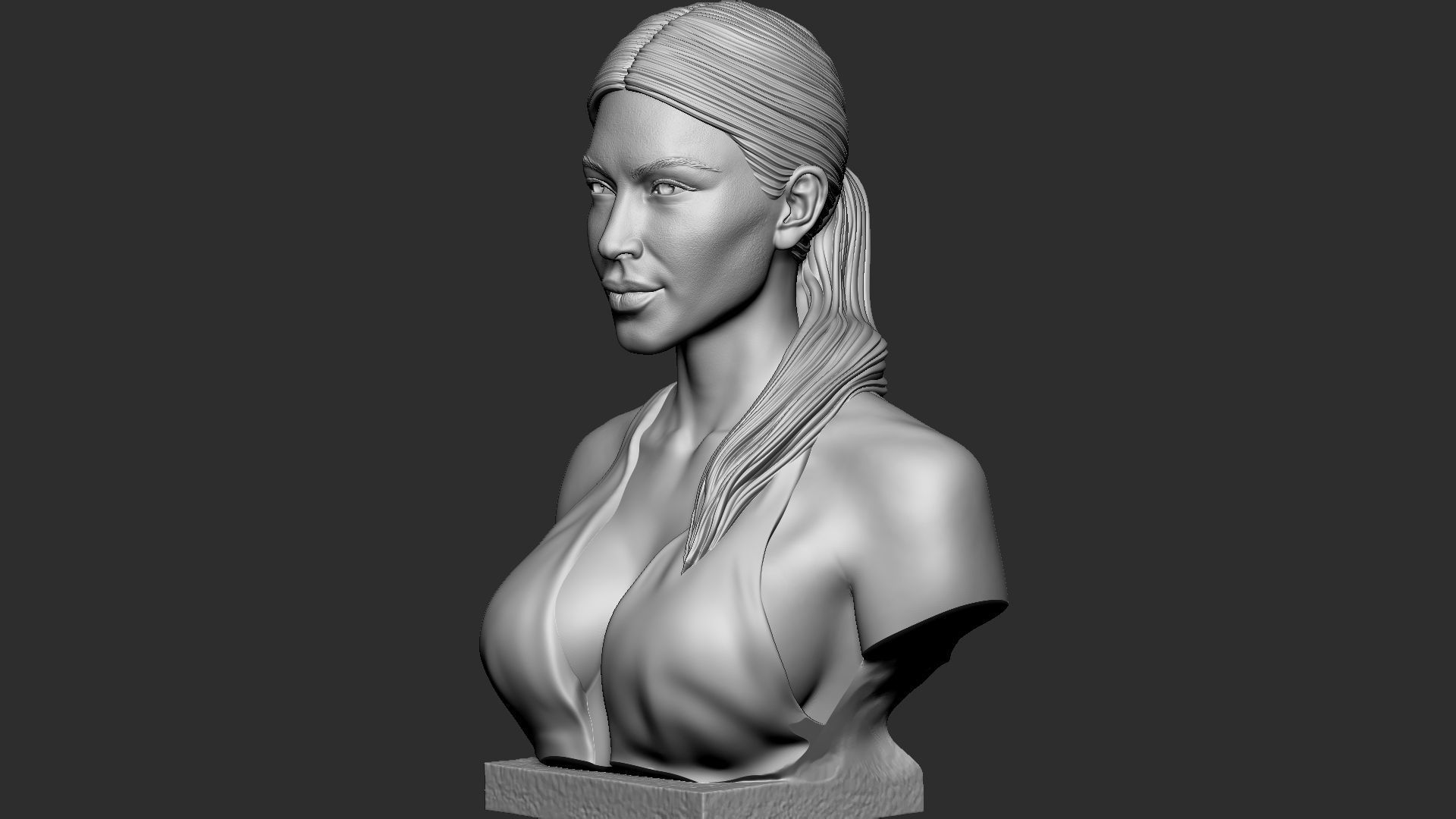 Kim Kardashian 3D print model_35