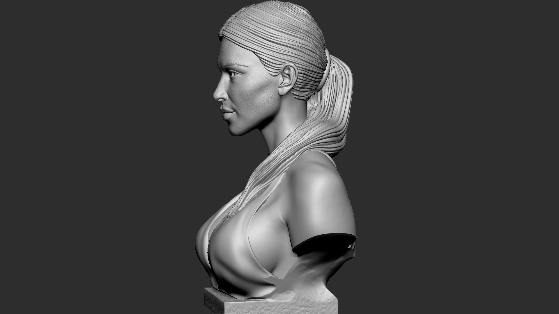 Kim Kardashian 3D print model_37
