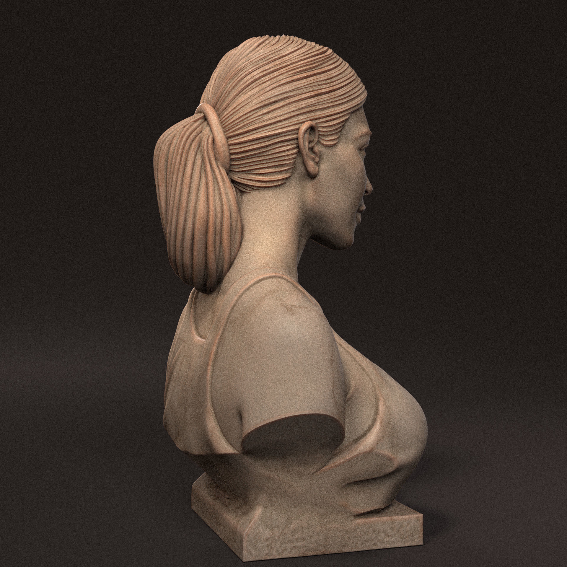 Kim Kardashian 3D print model_4