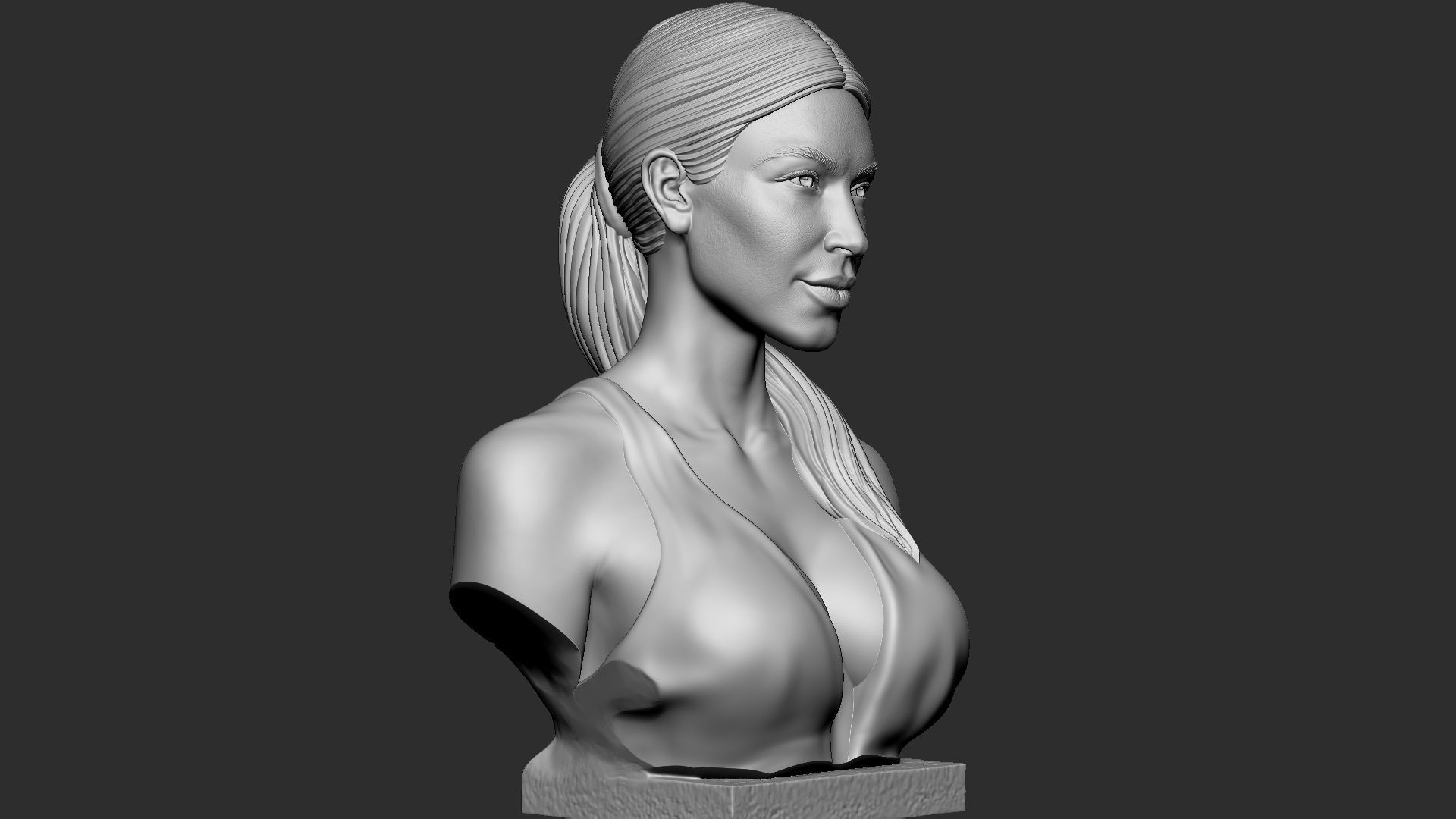 Kim Kardashian 3D print model_23