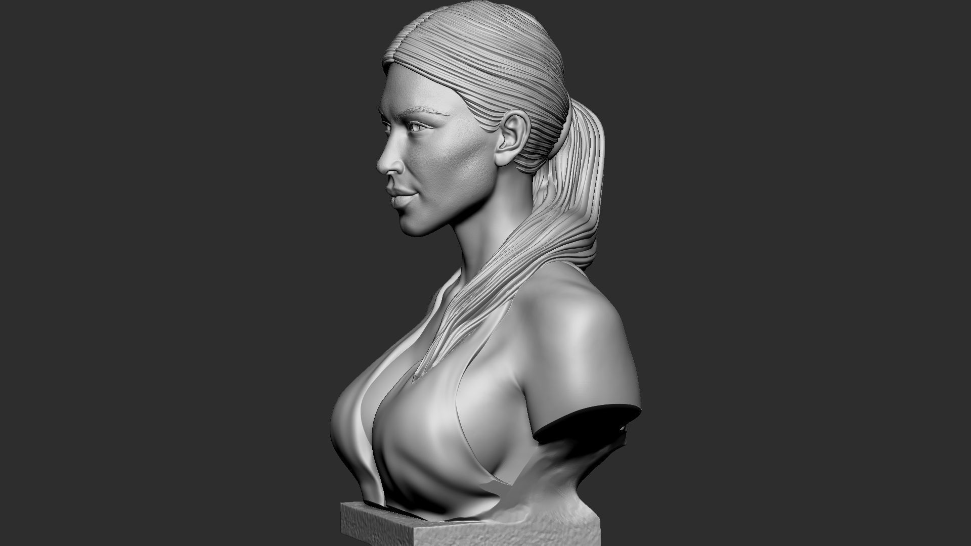Kim Kardashian 3D print model_36