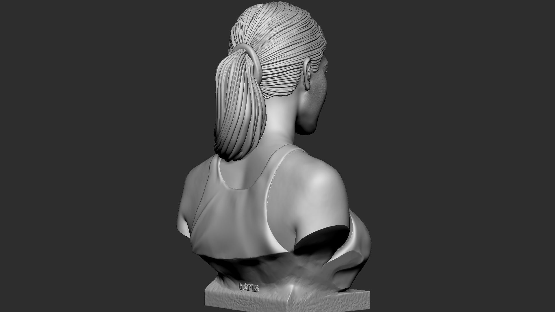 Kim Kardashian 3D print model_17