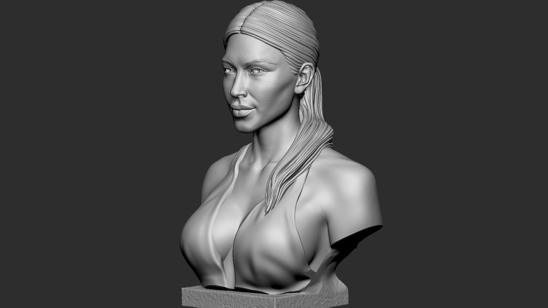 Kim Kardashian 3D print model_34