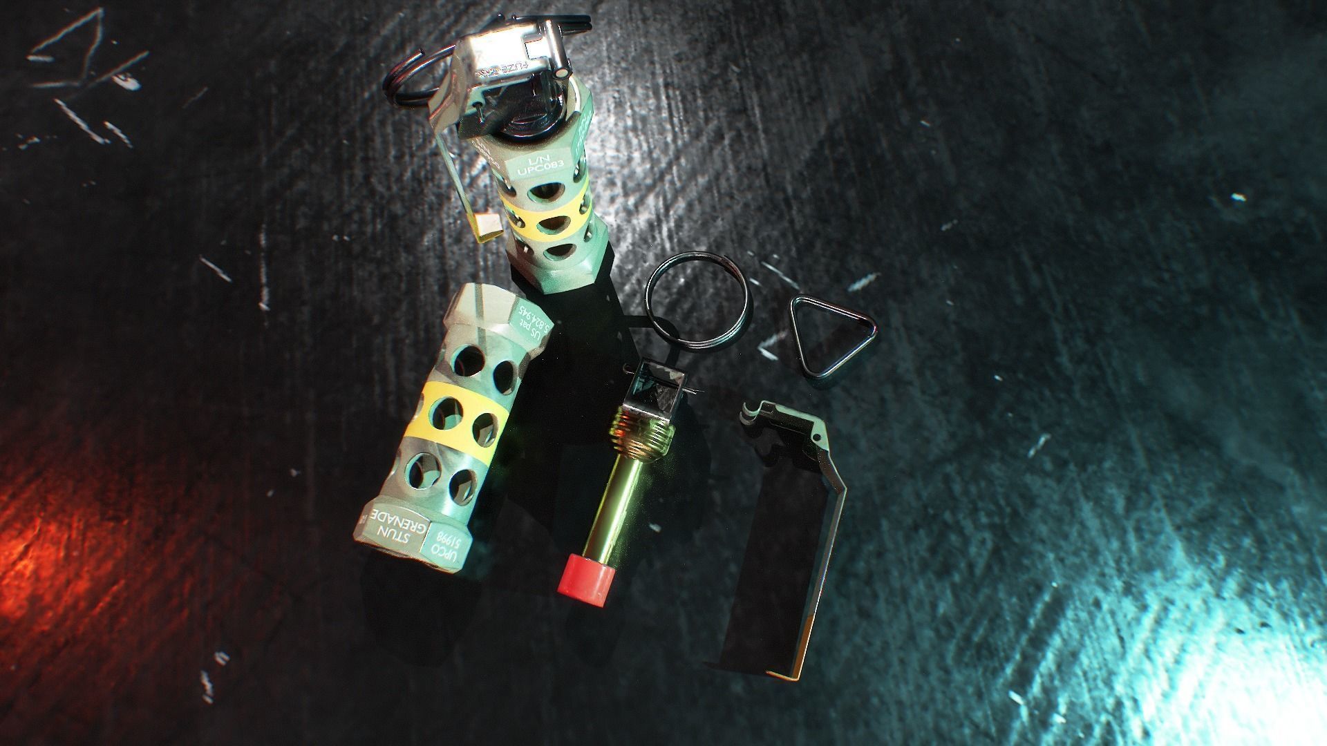 Stun Grenade Low-poly 3D model_2