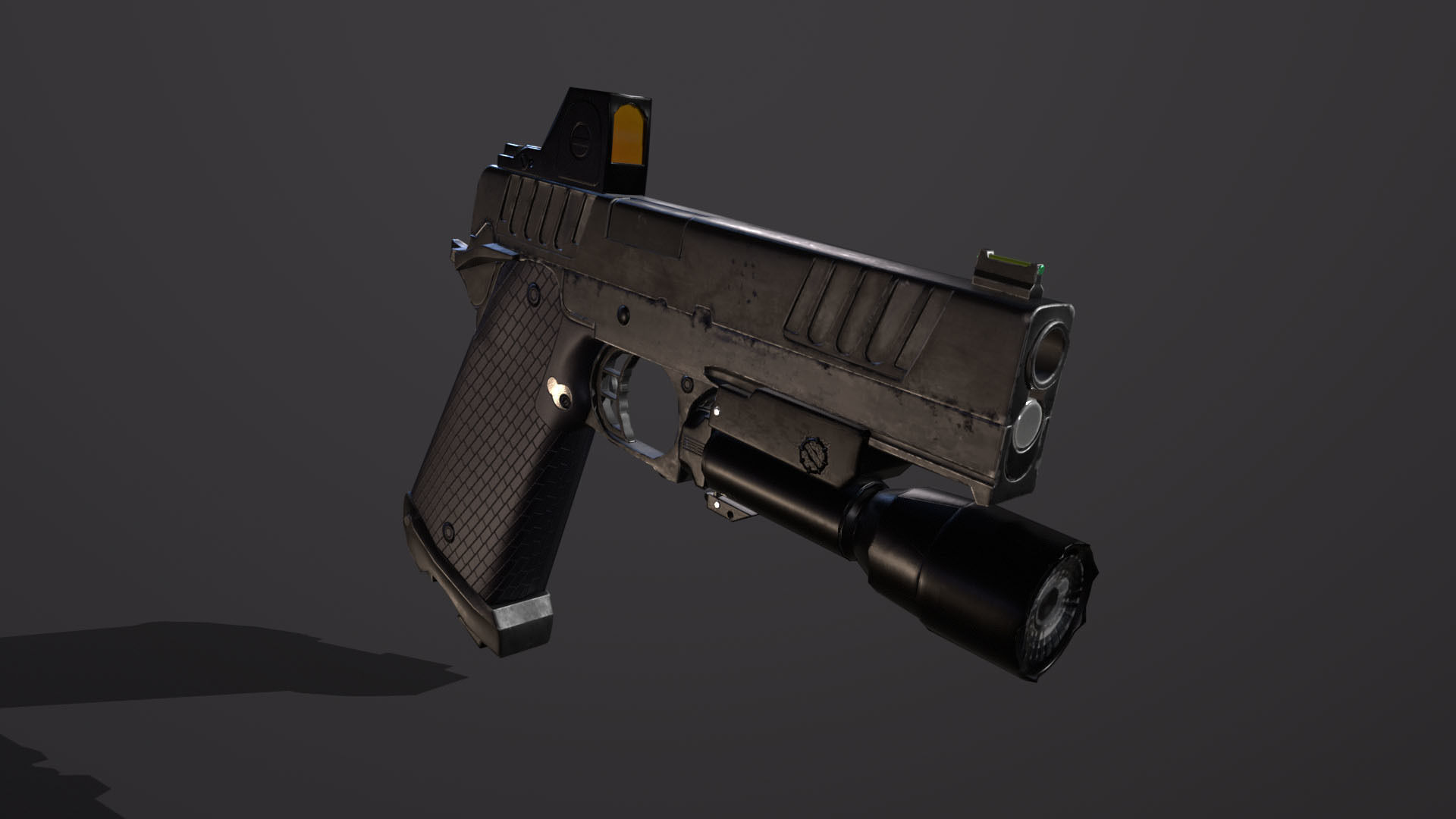 Staccato P 2011 Low-poly 3D model_14