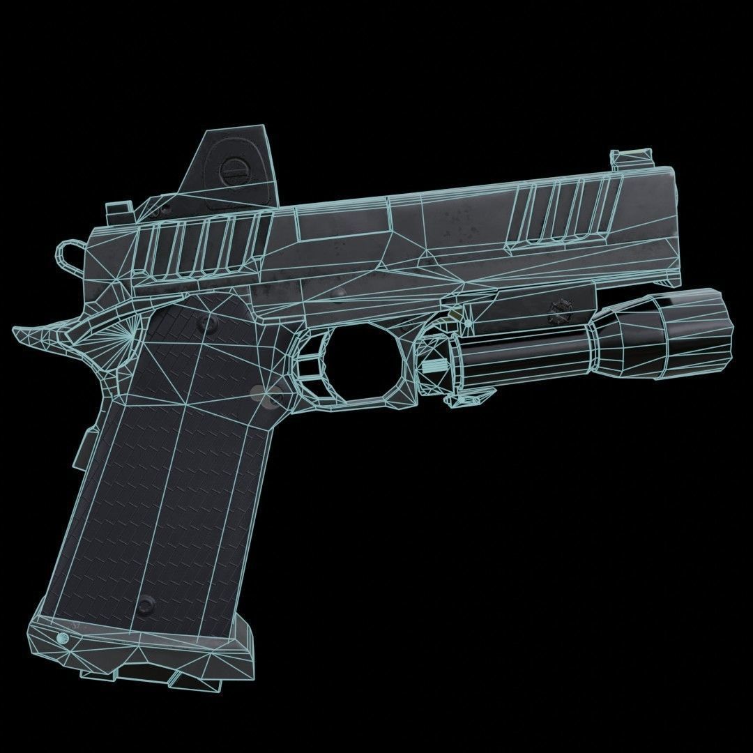 Staccato P 2011 Low-poly 3D model_10