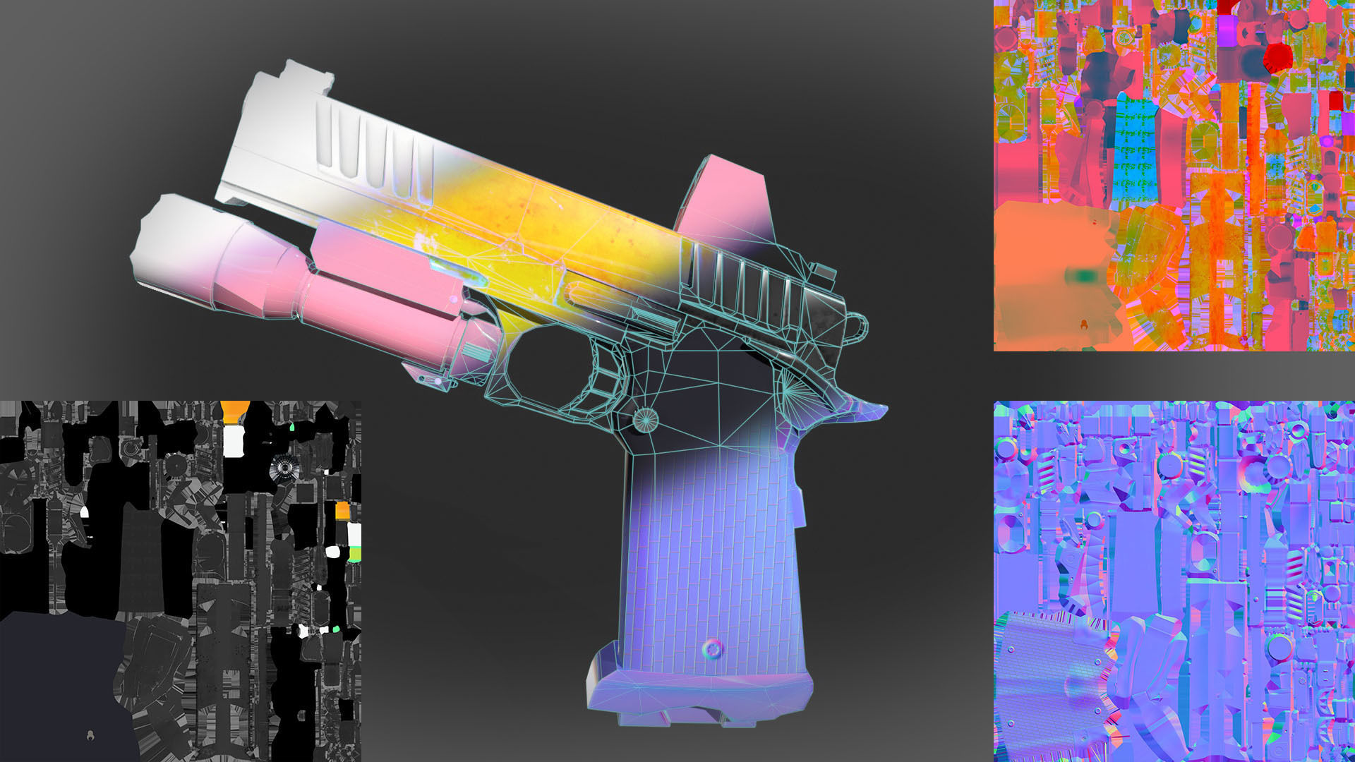 Staccato P 2011 Low-poly 3D model_8