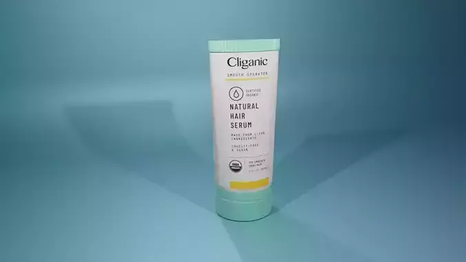 beauty cosmetic cream tube model and label 