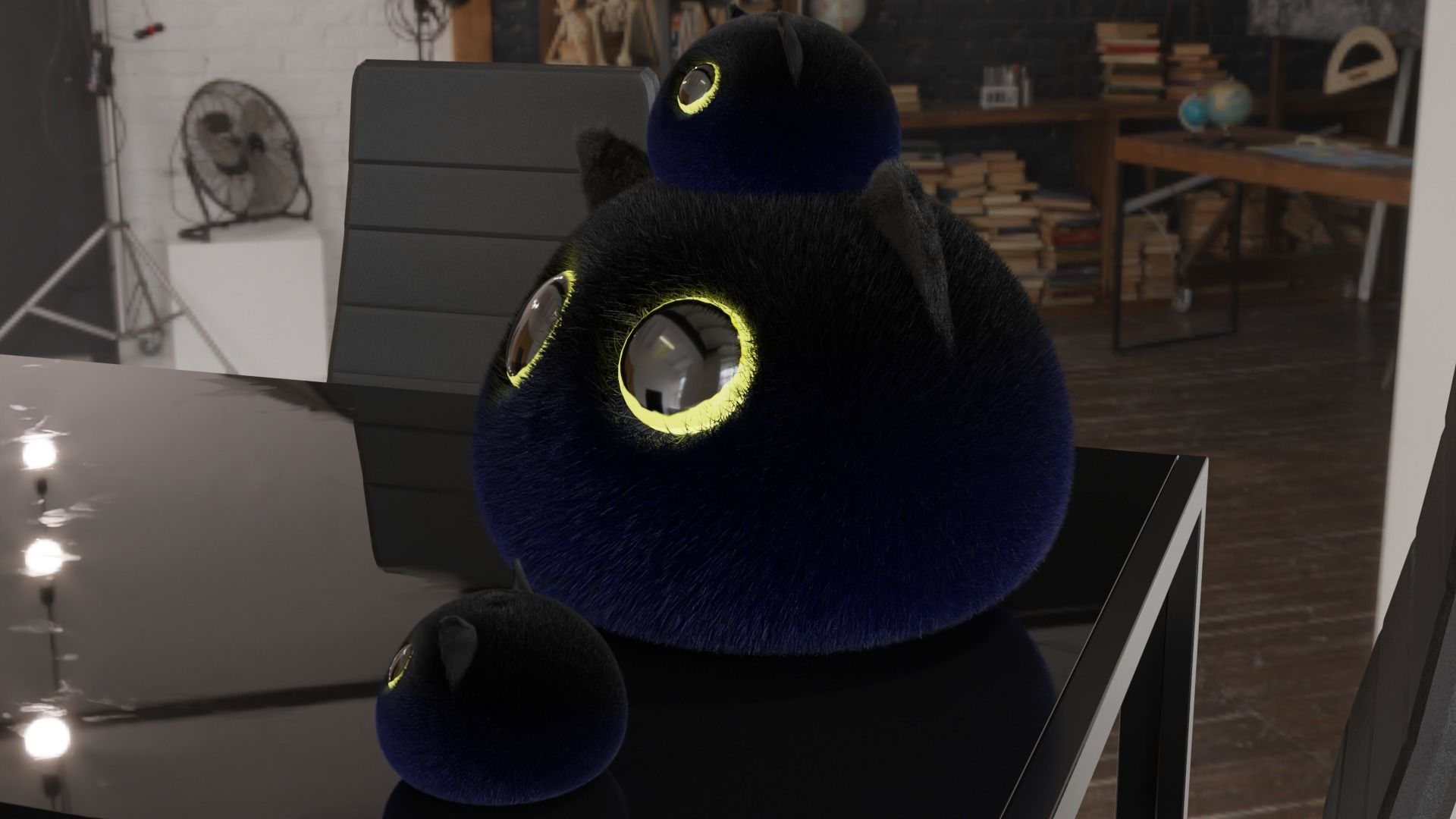 3d model of toy cats Low-poly 3D model_3