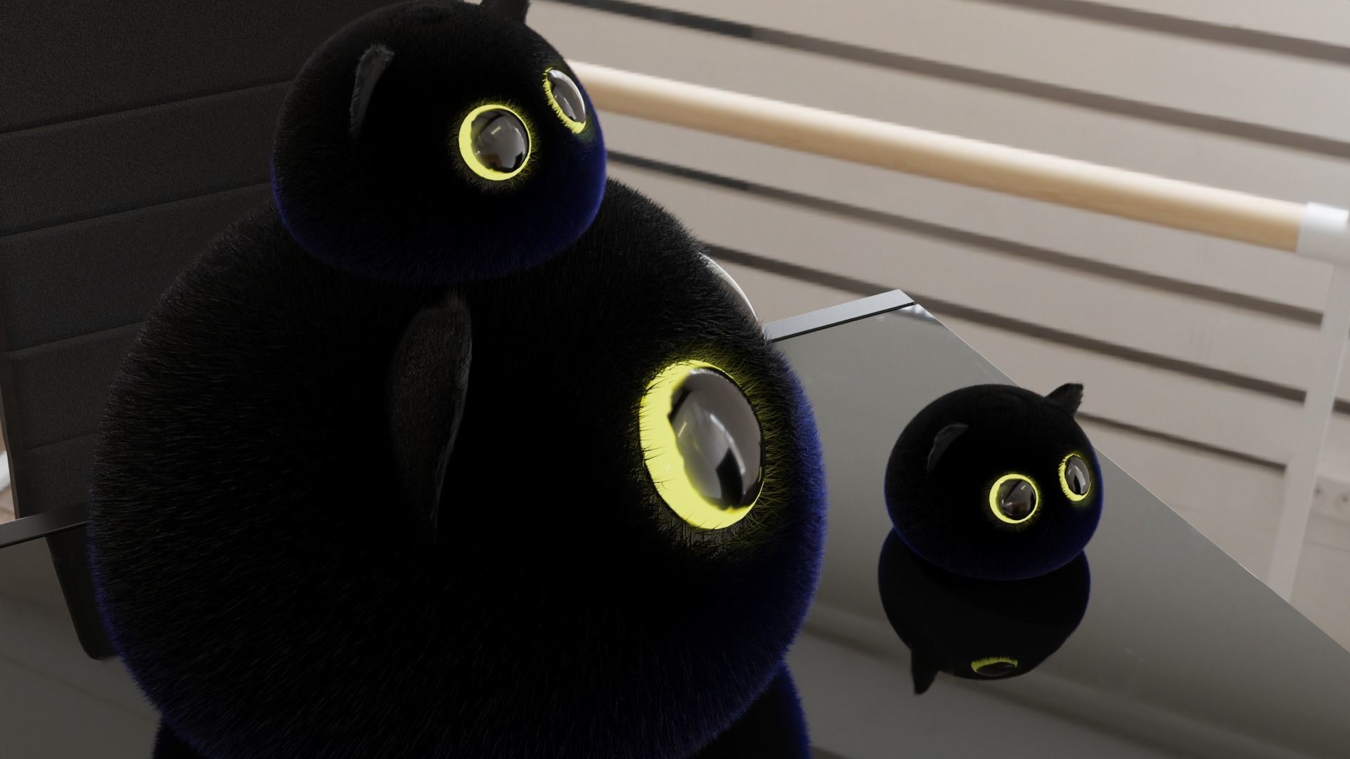 3d model of toy cats Low-poly 3D model_2