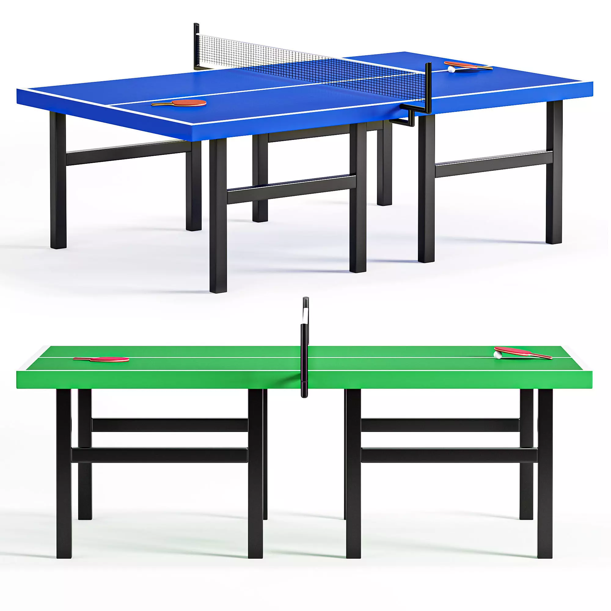 Ping Pong Tennis Table 3D model