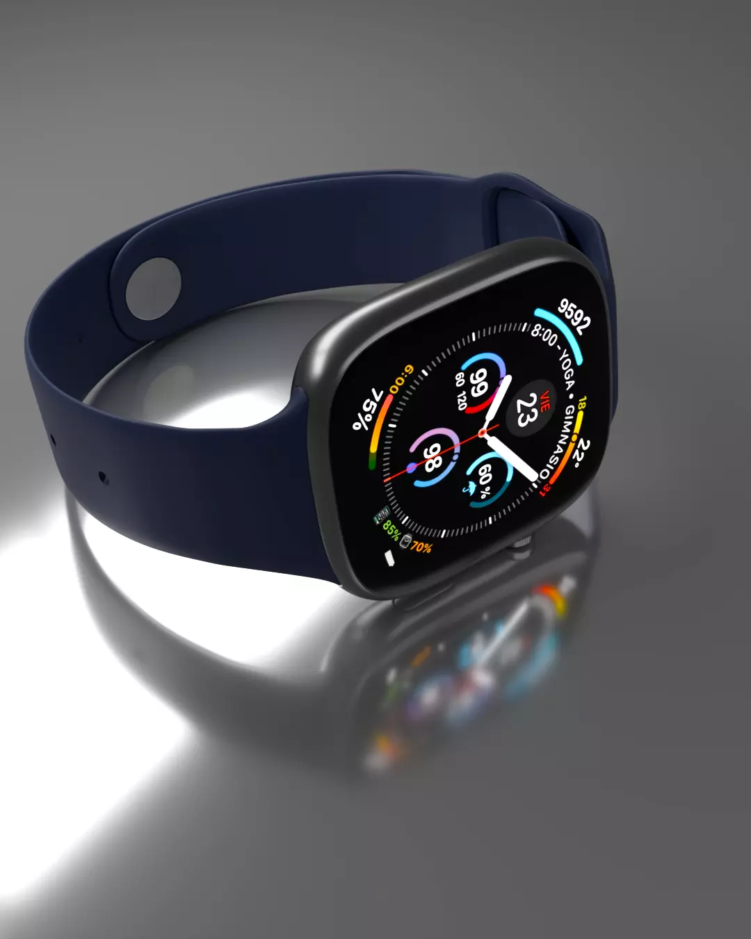Apple Watch Low-poly 3D model