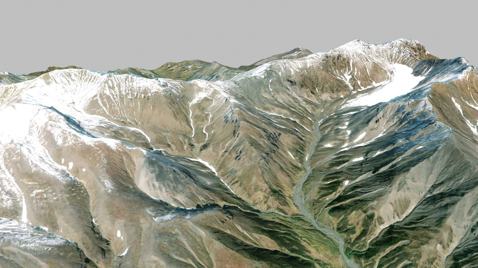 Volcano Tumrok Kamchatka 3D model_9