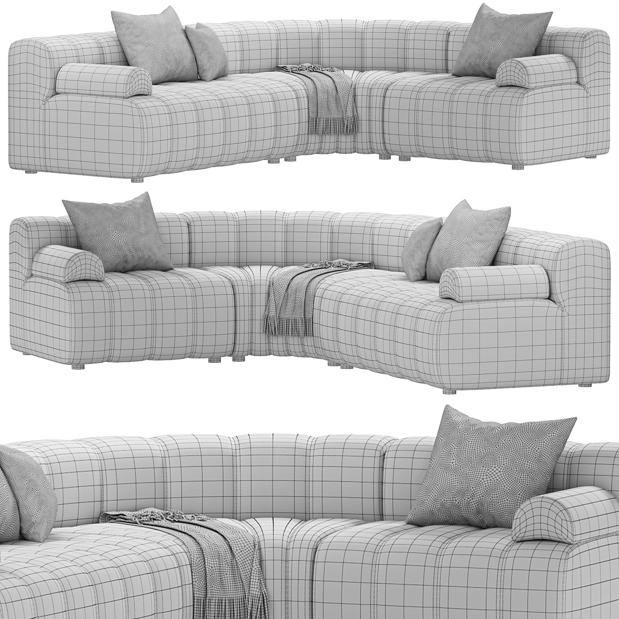 STUDIO 4 Sofa By Norr11 3D model_2