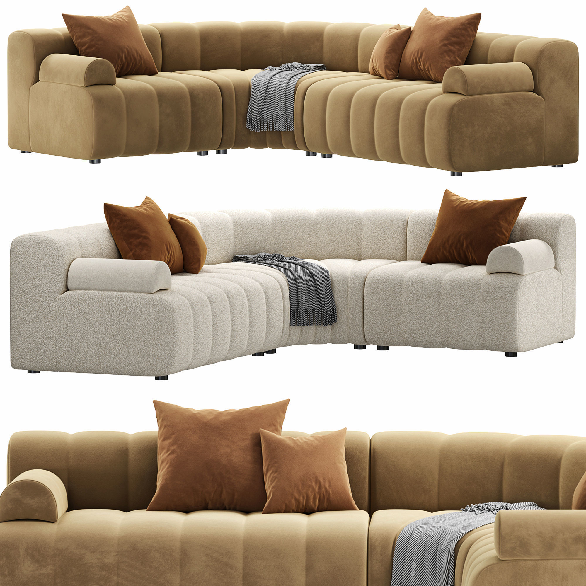 STUDIO 4 Sofa By Norr11 3D model_1