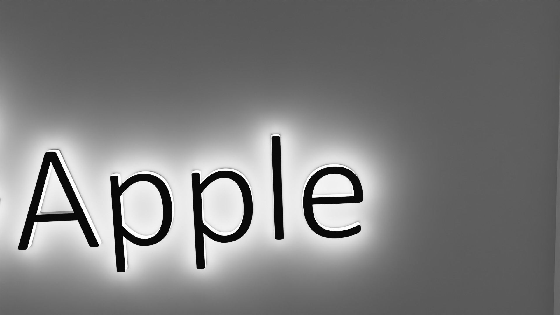 apple logo 3D model_2